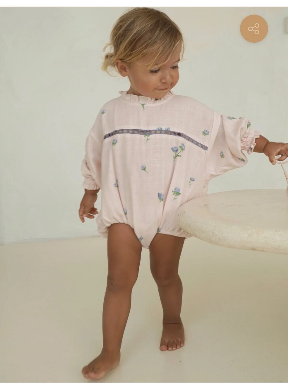 Noni BELLE FLEUR ROMPER - BLUSH